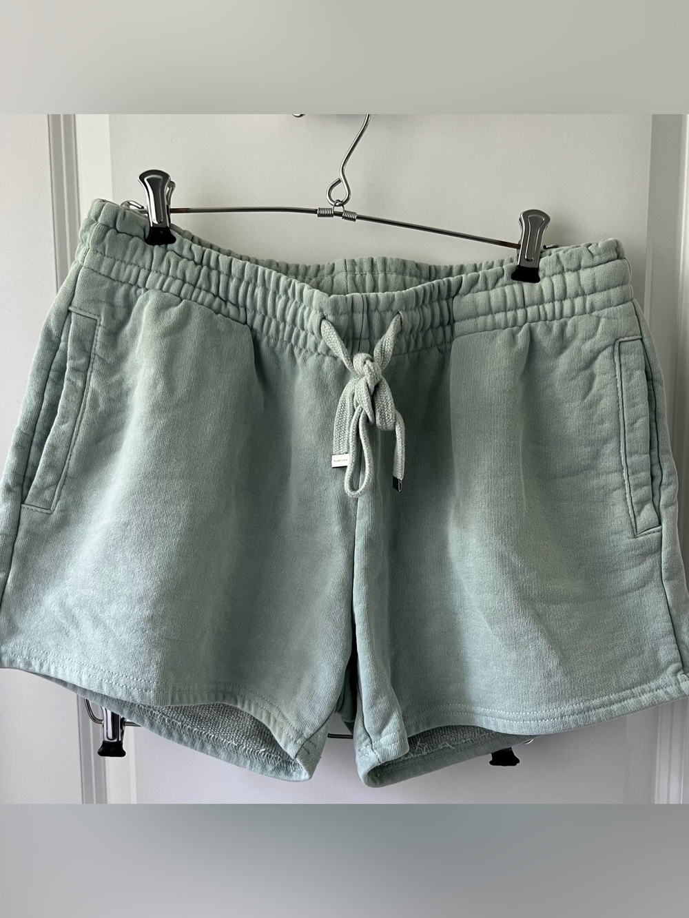 TALENTLESS Sage Green Drawstring Athletic Shorts